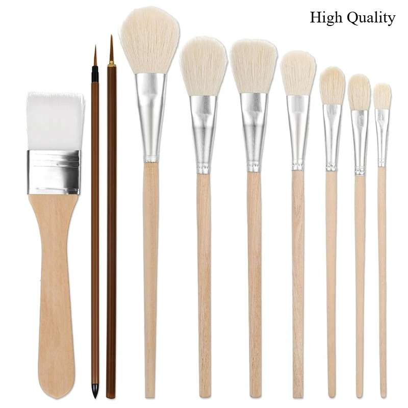 Model Kit Acrylic Paint - 7/10/11 Pcs Professional Goat Hair Blend