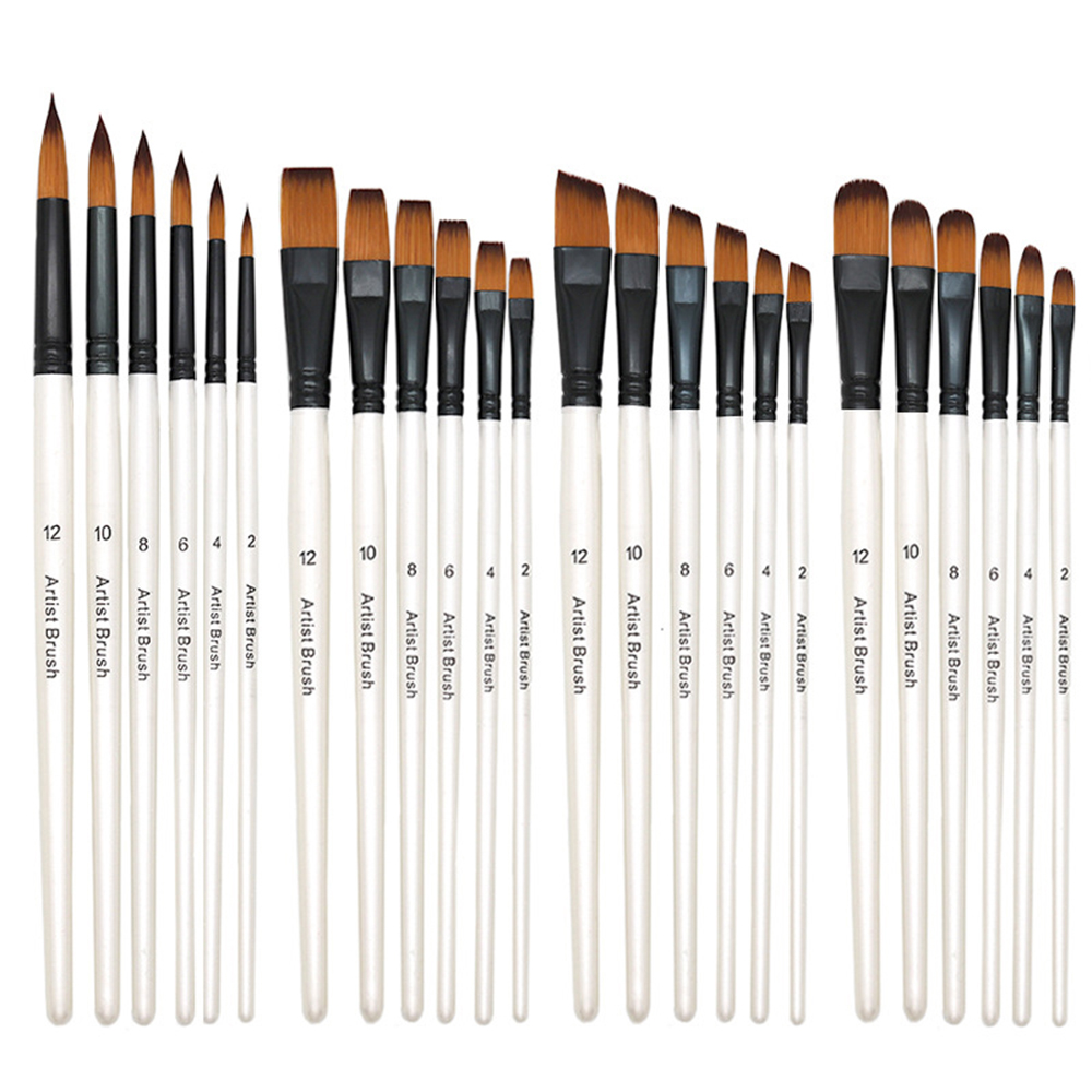 Model Kit Acrylic Paint - 6pcs Artist Paint Brushes Set Artist