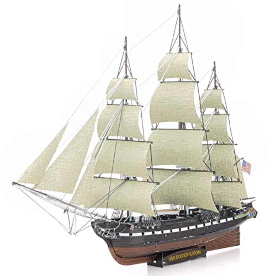 Model Kit Uss Constitution - Premium Series USS Constitution 3D Metal