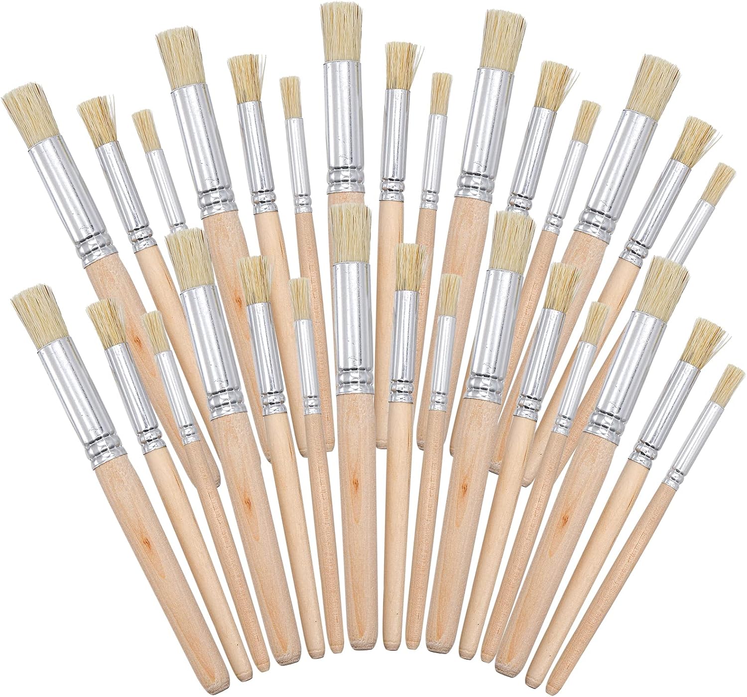 Model Kit Acrylic Paint - 6/12/18pcs Stencil Paint Brushes Set Bristle