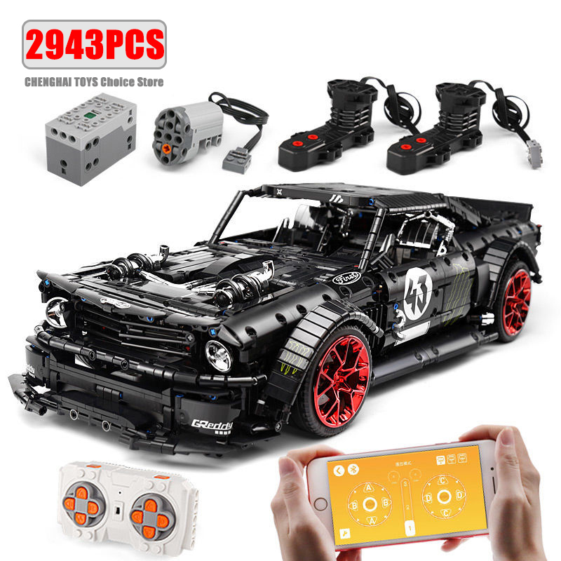 Model Kit Mustang - 2943pcs City Technical APP Remote Control