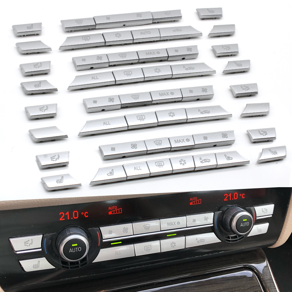 Model Kit F16 - Silver Dashboard Air Conditioner Ac Buttons