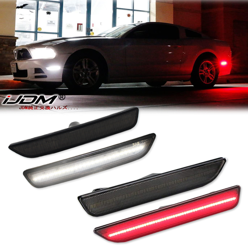 Model Kit Mustang - 2pcs Car Front Rear Bumper Side