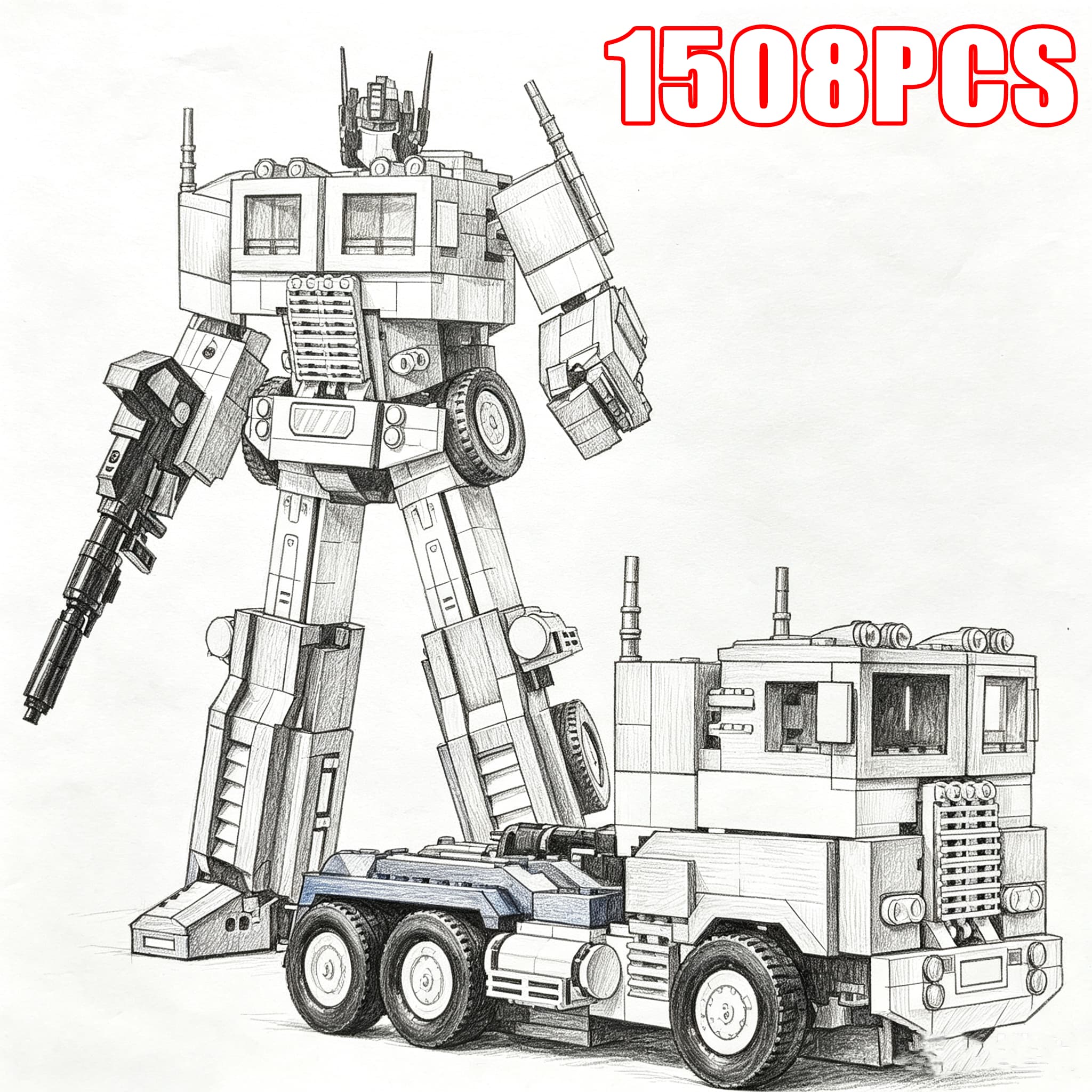 Model Kit Chemistry - NEW 1:8 Scale 1508PCS Technical Performance