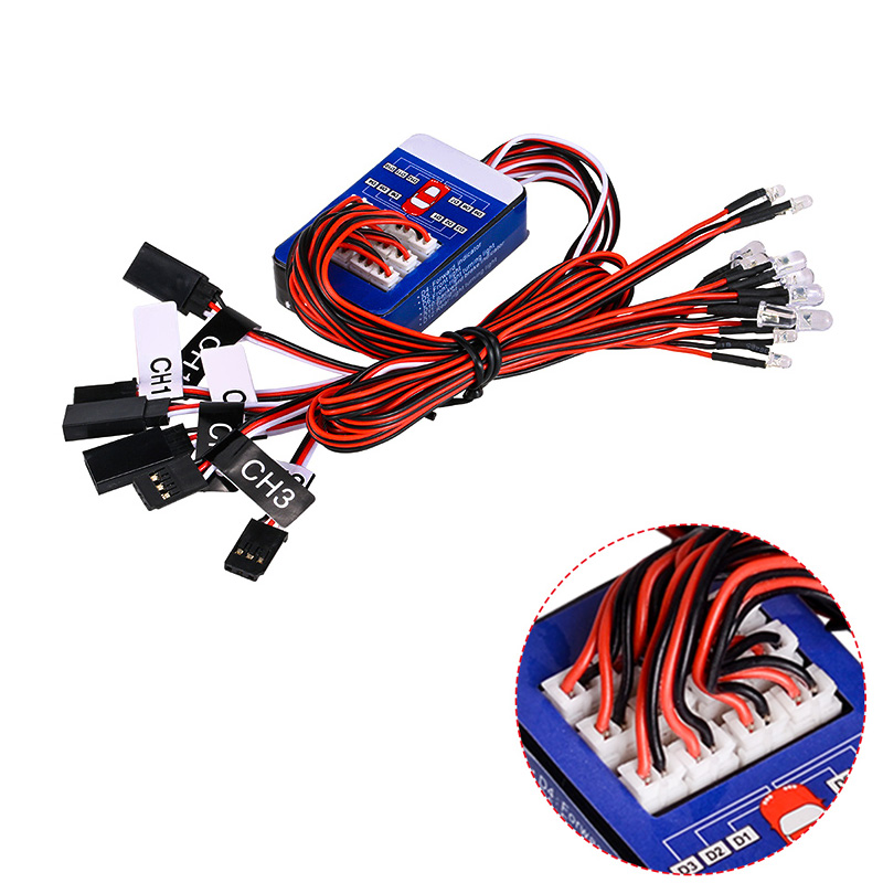 Model Kit Helicopter - Rc 12 LED Lighting System Kit