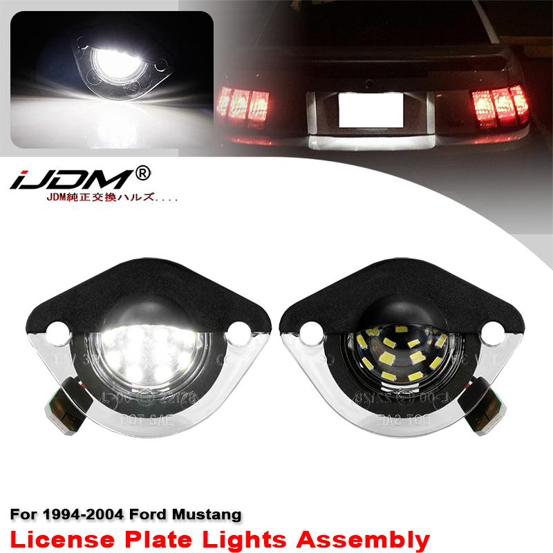 Model Kit Mustang - LED License Plate Light For Ford