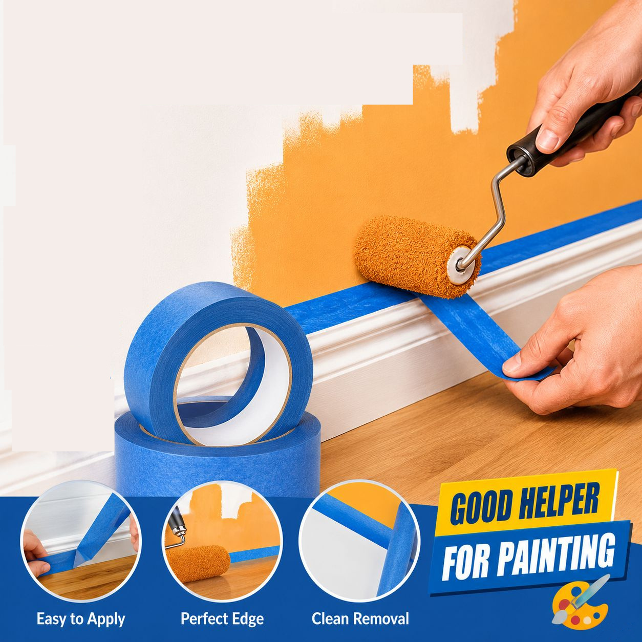 Model Kit Paint Remover - 3 Roll/Set Paint Tape Multi-Surface Masking
