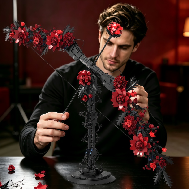 Model Kit Chemistry - 1328-piece red flower bow and arrow