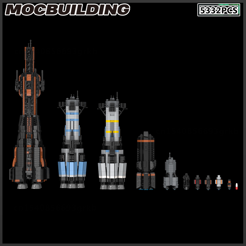 MOC Building Block Space Ship  - Model Kit Destroyer review and price