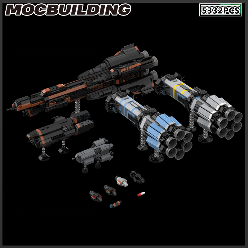 MOC Building Block Space Ship  - Model Kit Destroyer review and price