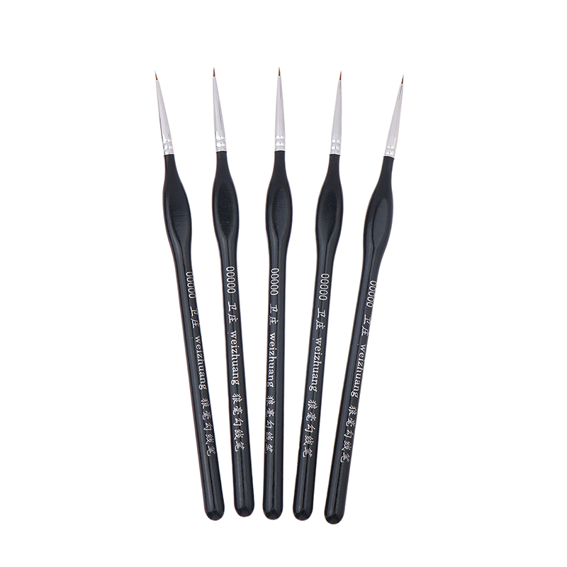 5Pcs Precision Fine Tip 00000  - Model Kit Acrylic Paint review and price