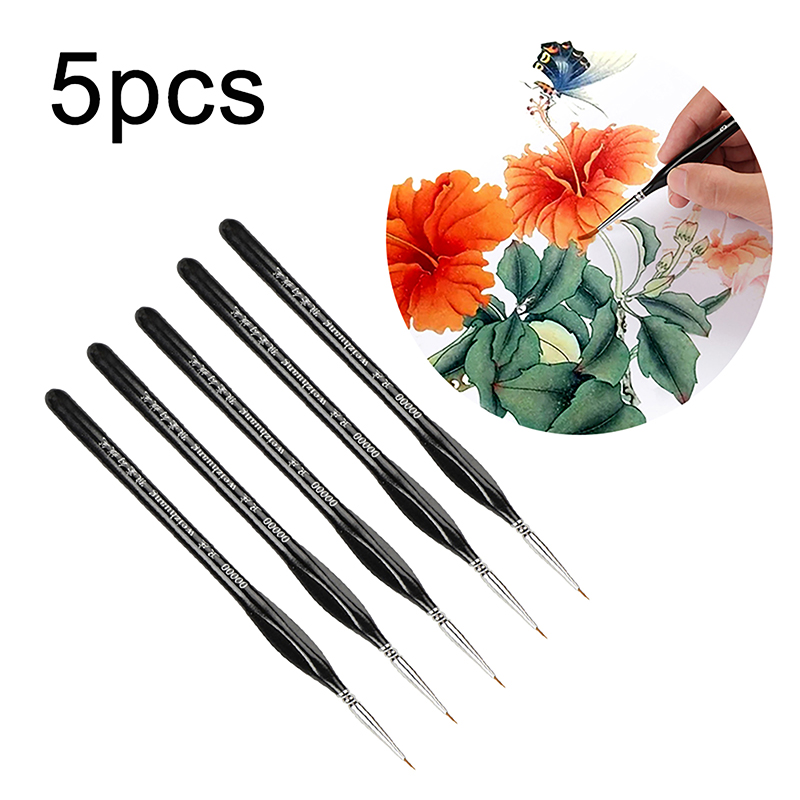 5Pcs Precision Fine Tip 00000  - Model Kit Acrylic Paint review and price
