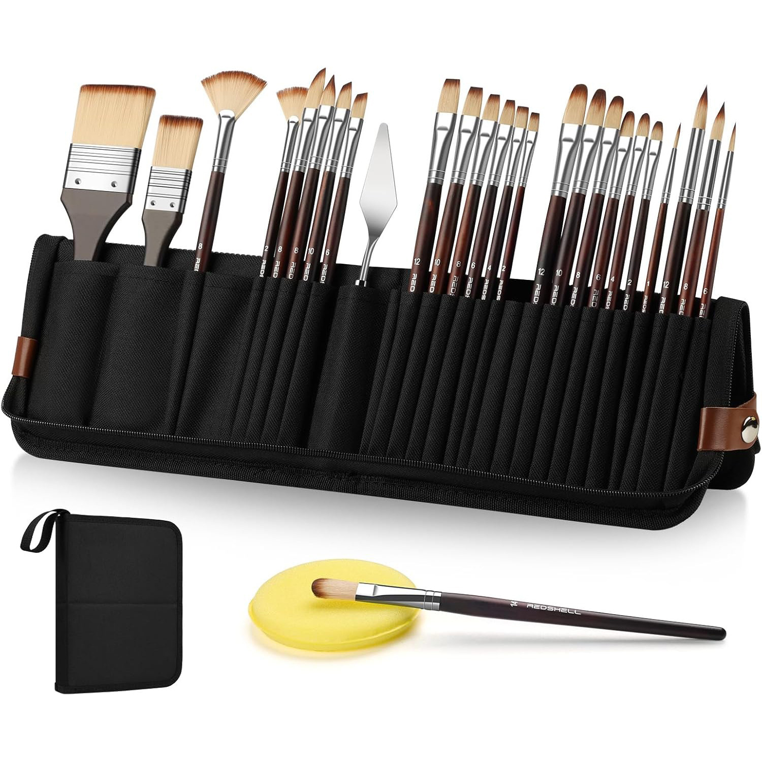 BOMEIJIA 26pcs Nylon Brush Set - Model Kit Acrylic Paint review and price