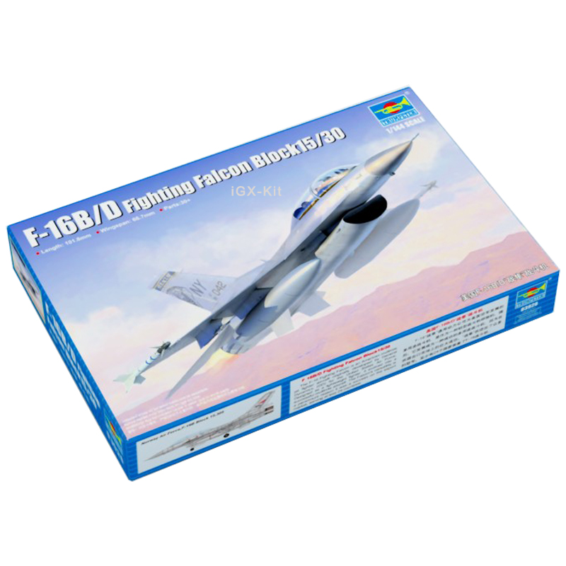 Trumpeter 03920 1/144  US F16  - Model Kit F16 review and price