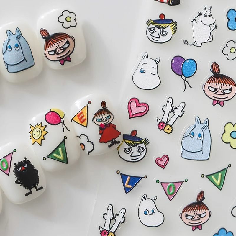 Moomin Nail Sticker High Color - Model Kit Game review and price