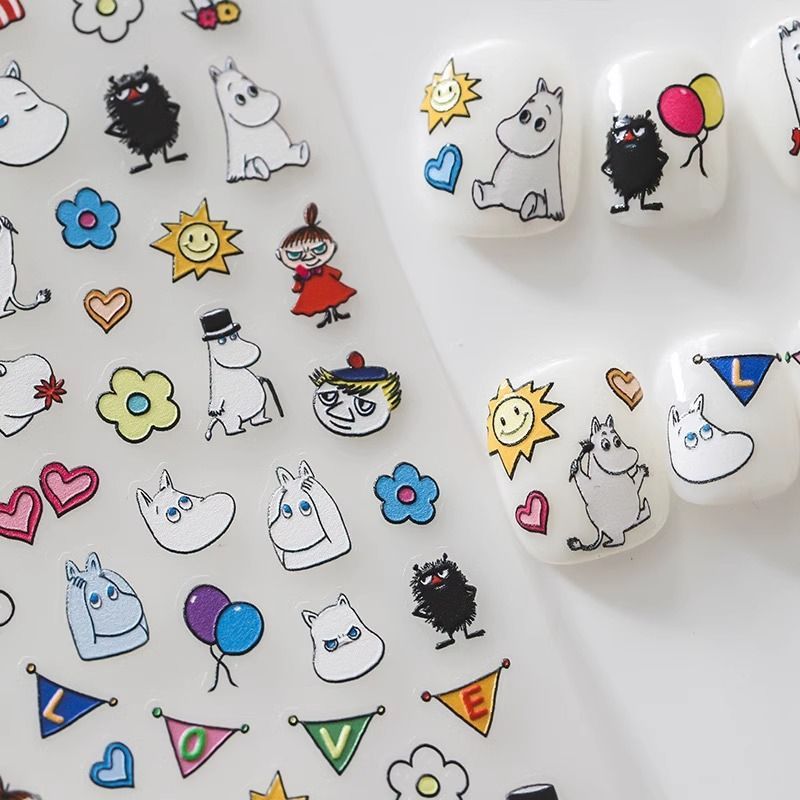Moomin Nail Sticker High Color - Model Kit Game review and price