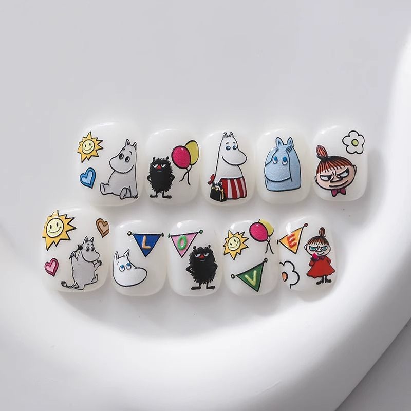 Moomin Nail Sticker High Color - Model Kit Game review and price