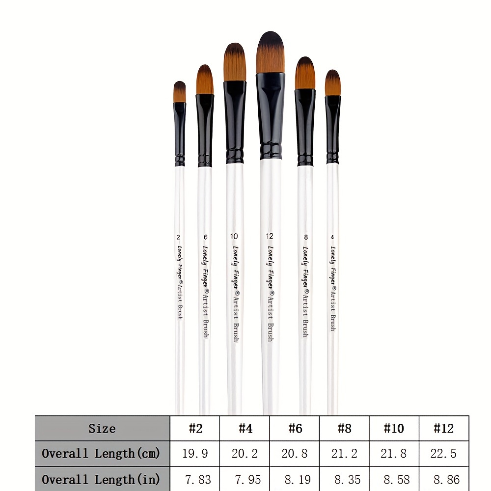 6pcs Artist Paint Brushes Set  - Model Kit Acrylic Paint review and price