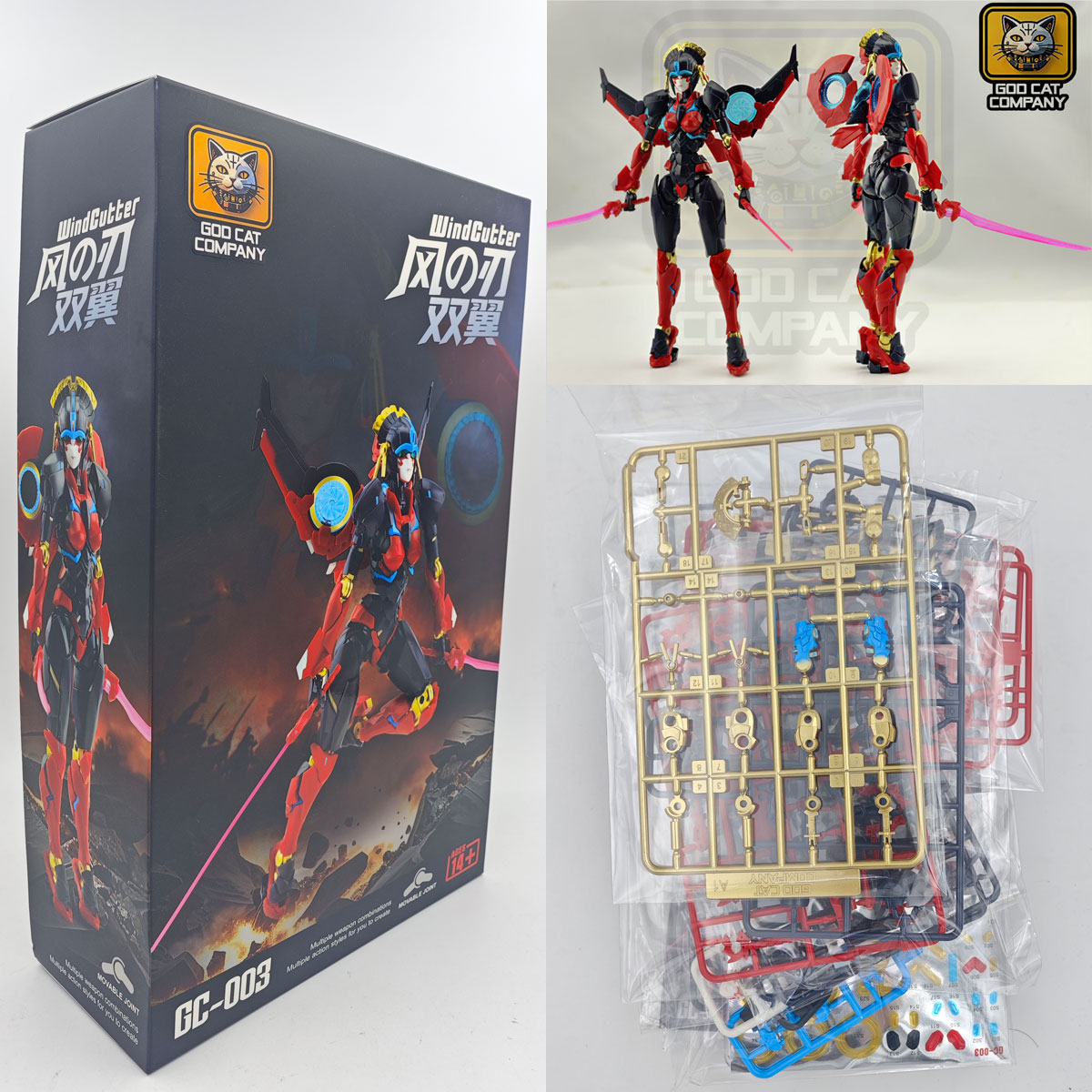 IN STOCK God Cat Company Trans - Model Kit Waifu review and price