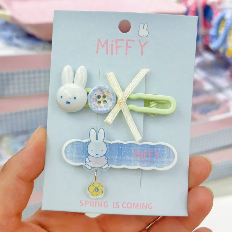New Miffy rabbit bangs clip si - Model Kit Girl review and price