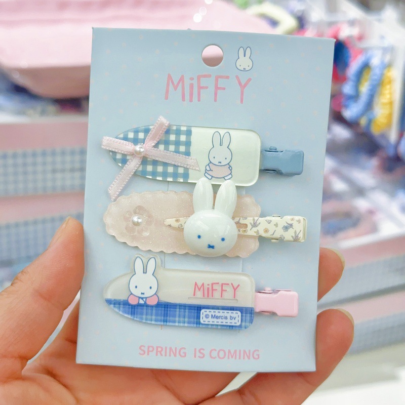 New Miffy rabbit bangs clip si - Model Kit Girl review and price