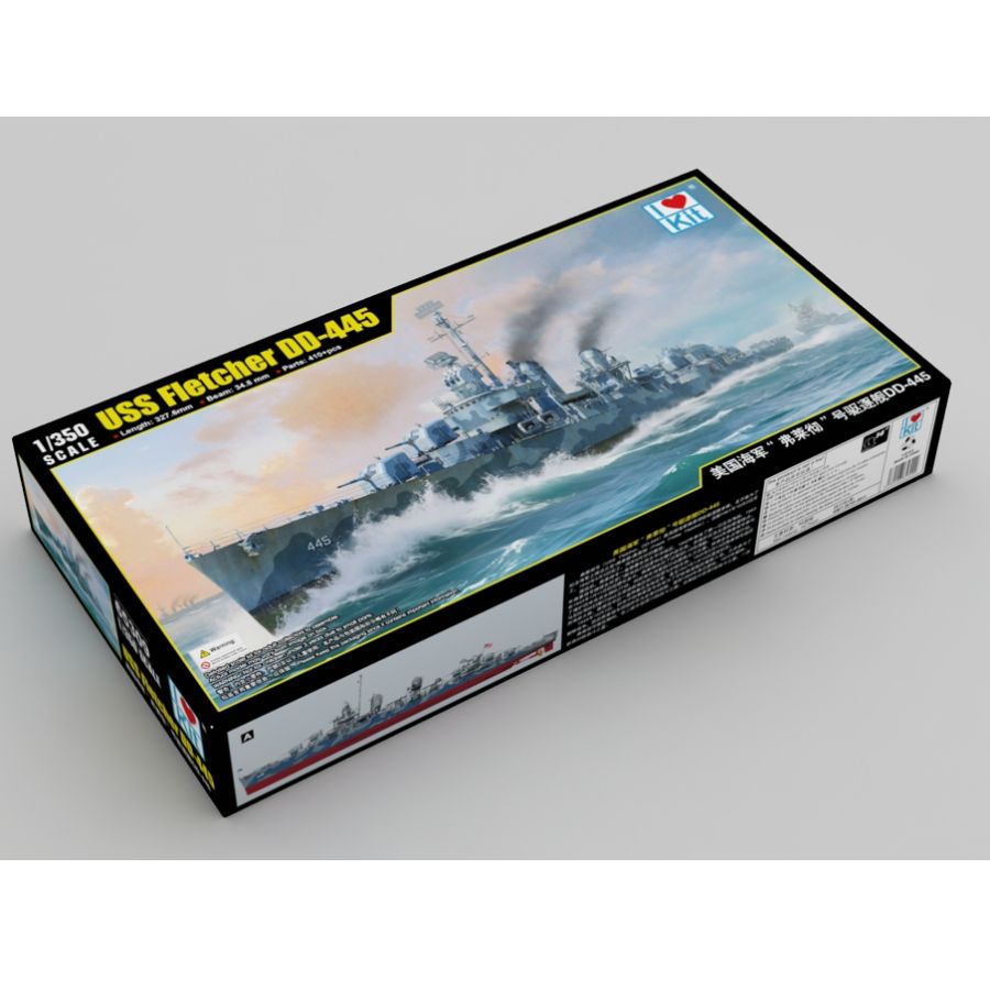 Fletcher DD-445 USS Destroyer  - Model Kit Destroyer review and price