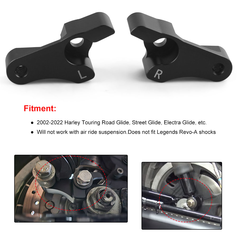 2 Inch Lowering Blocks Kit for - Model Kit Harley Davidson review and price