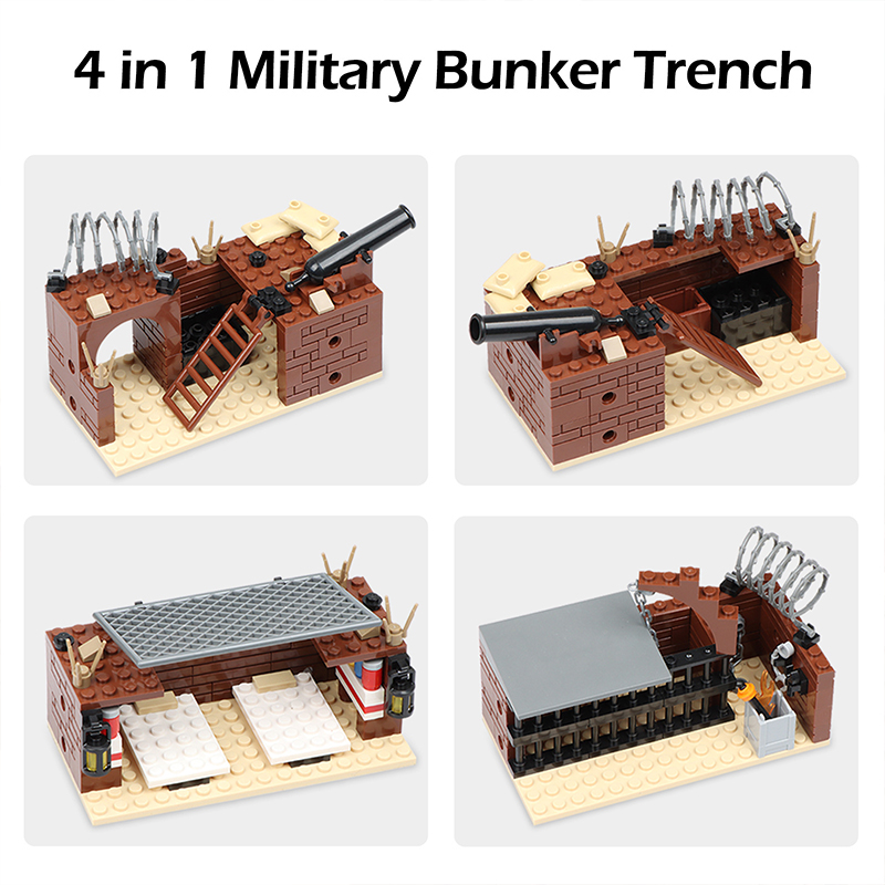 Hot WW2 Military Trench Bunker - Model Kit Gunpla review and price