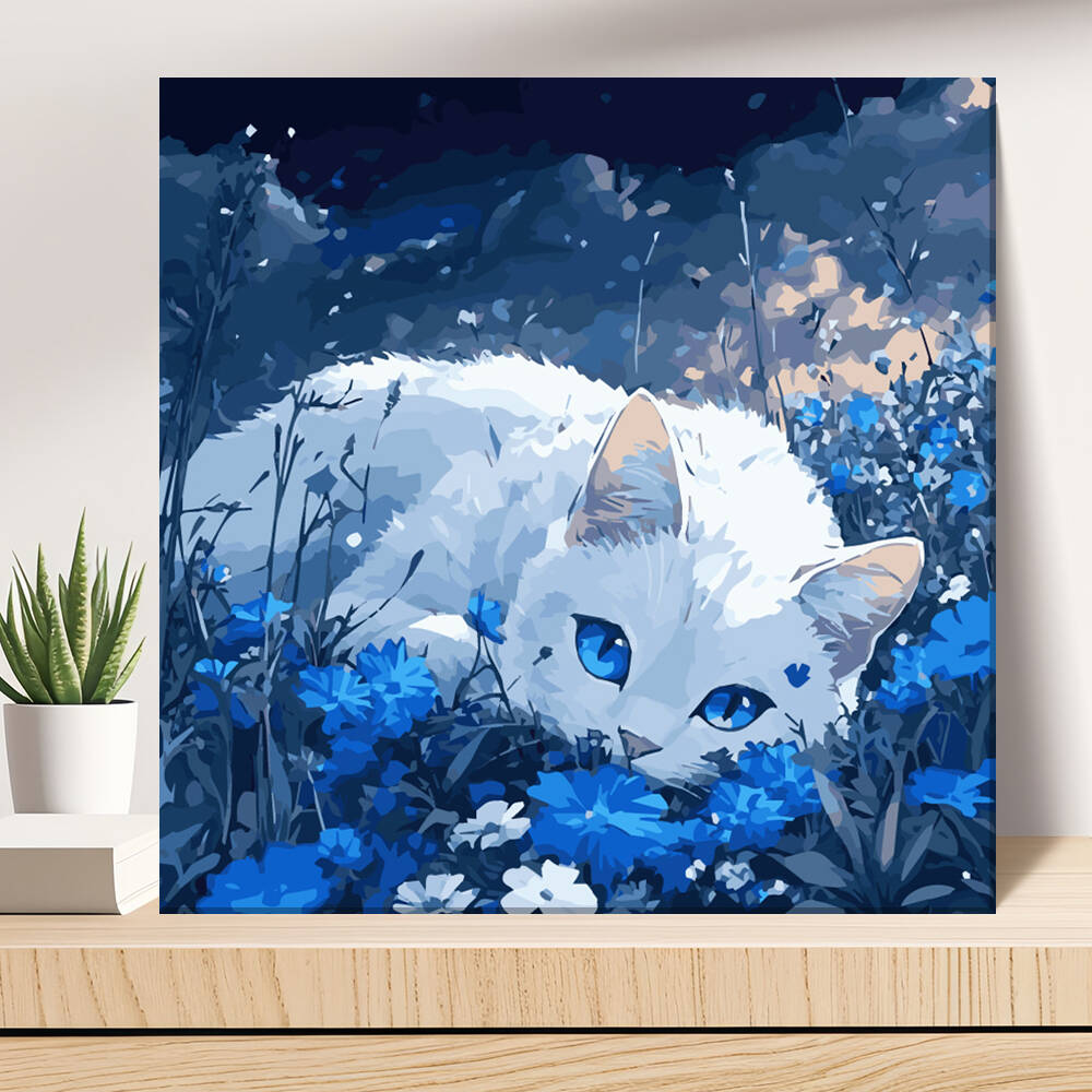 DIY Painting By Numbers Cat An - Model Kit Acrylic Paint review and price