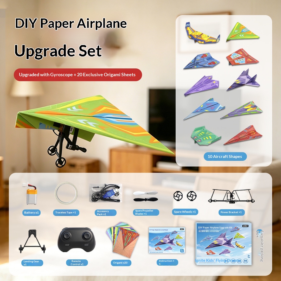 Diy Paper Plane Power Kit Fold - Model Kit Expert review and price