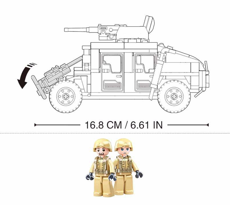 265PCS WW2 Military SWAT H1 As - Model Kit Gunpla review and price