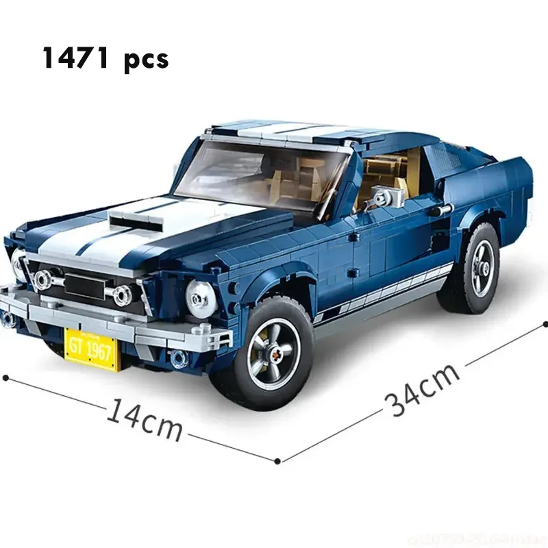 MOC 1471PCS Mustangs Sports Ra - Model Kit Mustang review and price