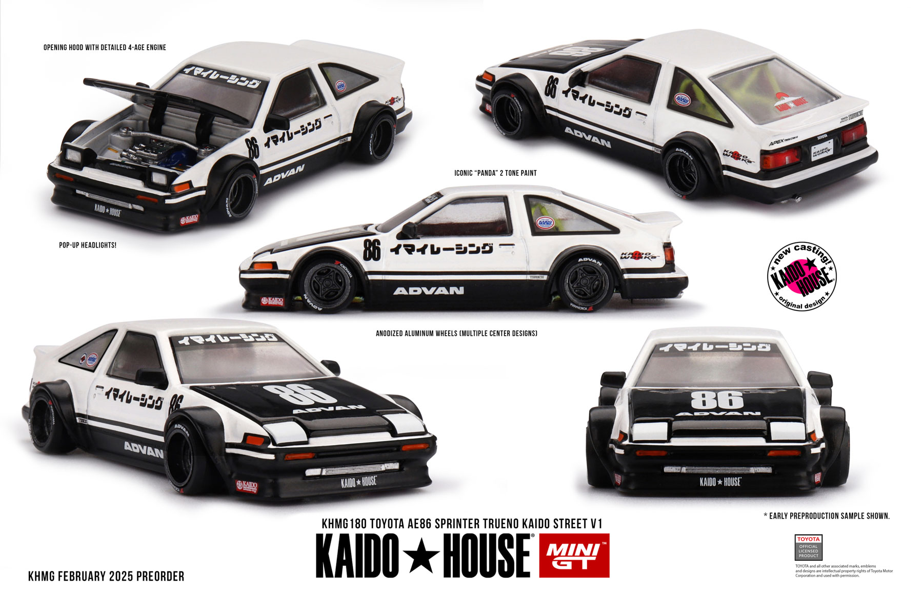 Kaido House + MINIGT Toyota AE - Model Kit Ae86 review and price