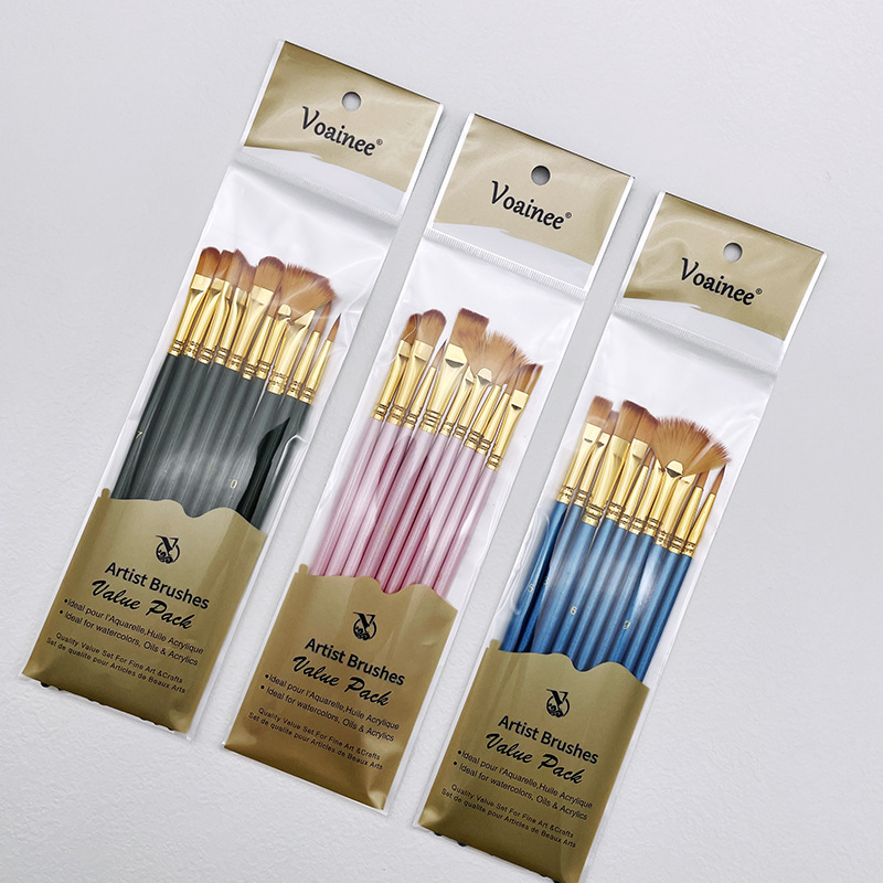 10pcs/set Nylon Hair Wooden Ha - Model Kit Acrylic Paint review and price