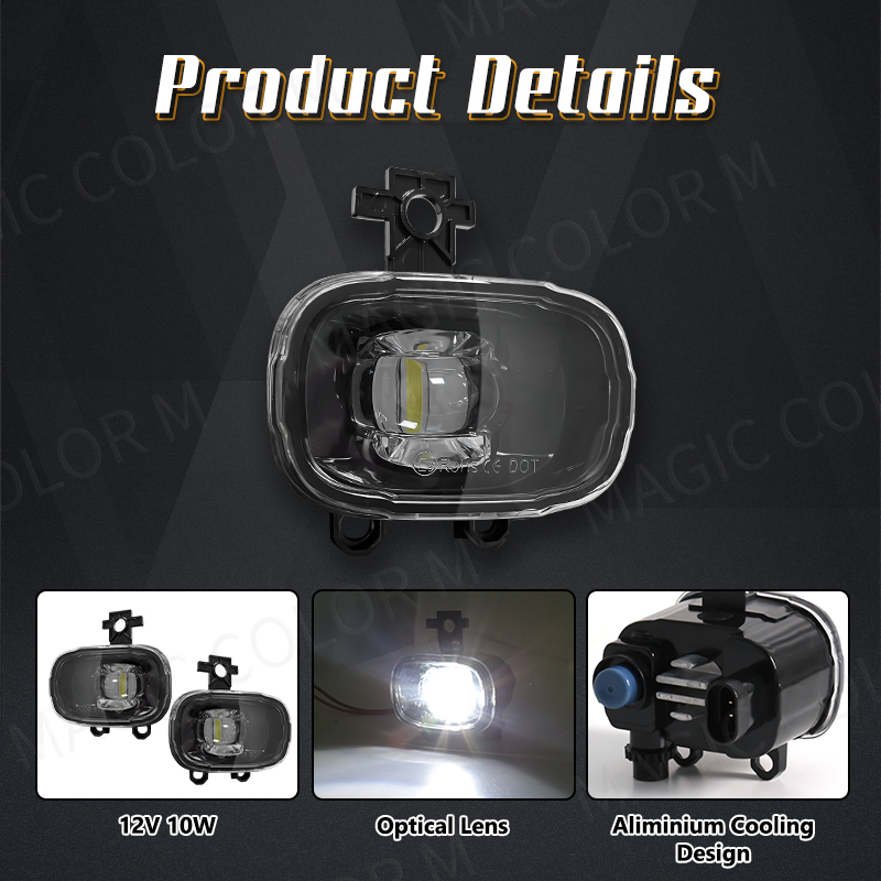 2PCs LED Fog Lights for Nissan - Model Kit F16 review and price