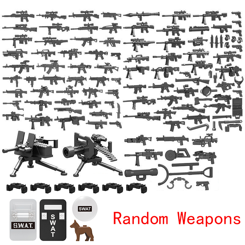 25/50/100Pcs Military Weapons  - Model Kit Gunpla review and price