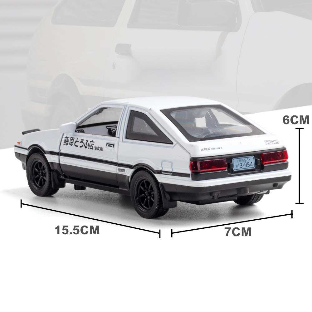 1:32 INITIAL D AE86 Car Model  - Model Kit Ae86 review and price