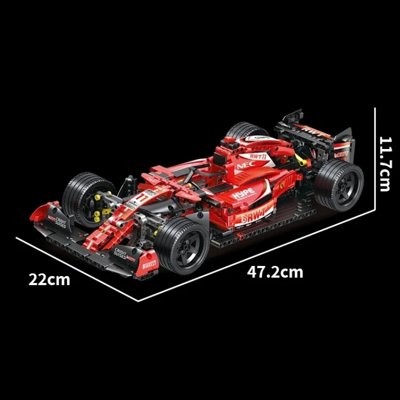 1280Pcs High-Tech Formula Cars - Model Kit F16 review and price