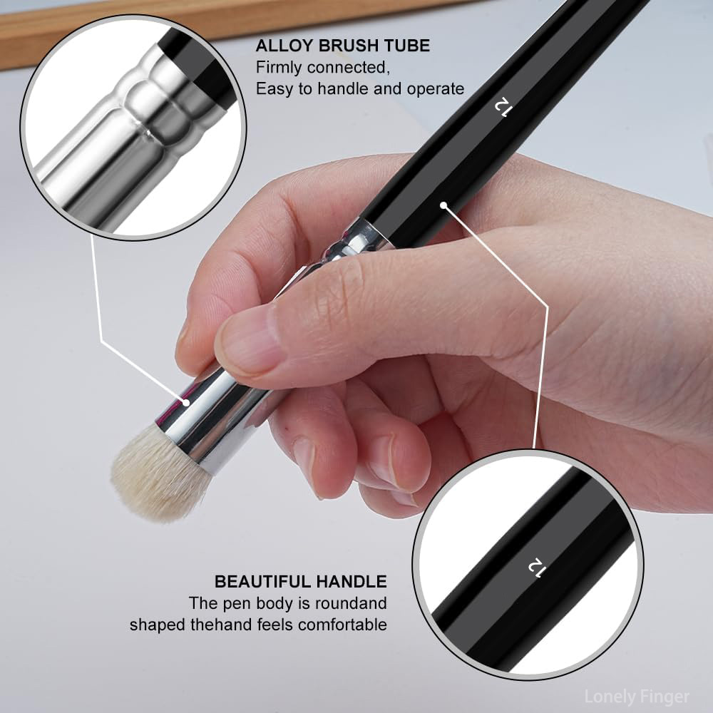 Paint Brushes Set of Wooden Ha - Model Kit Acrylic Paint review and price