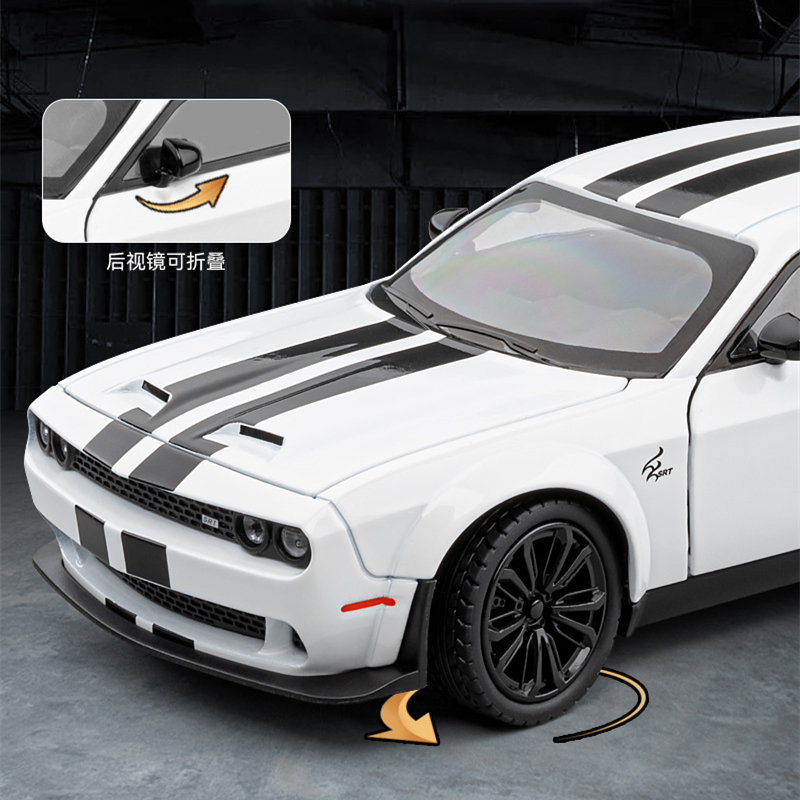 1:24 Dodge Challenger SRT Hell - Model Kit Mustang review and price