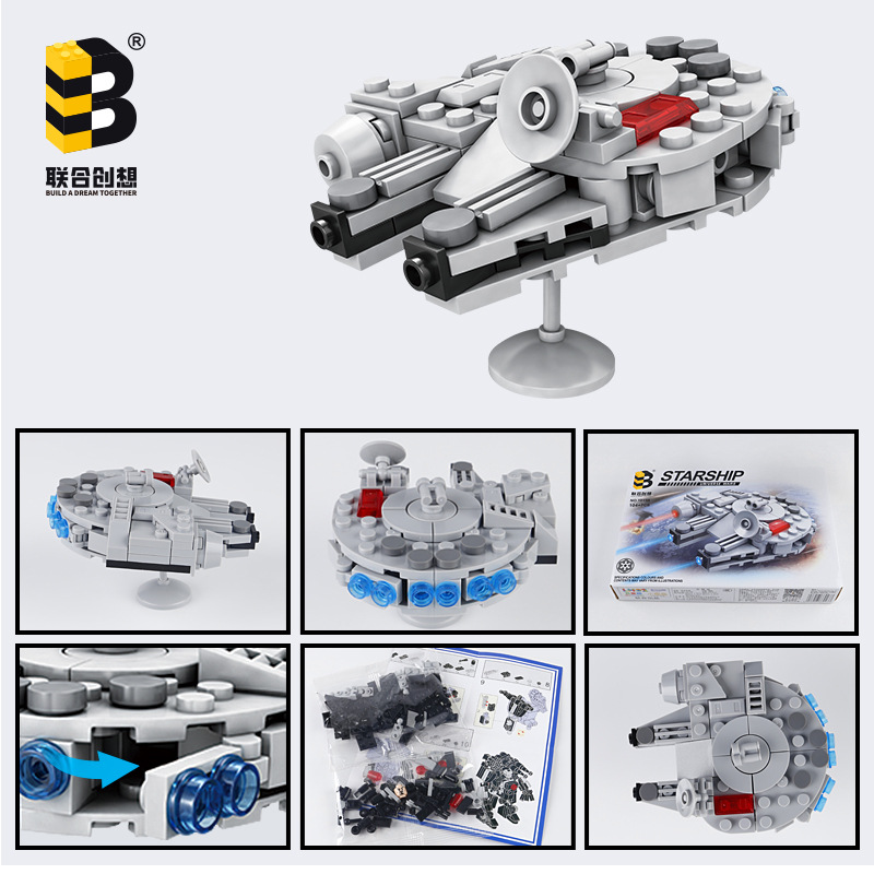 104PCS Star Plan Millennium Fa - Model Kit Destroyer review and price