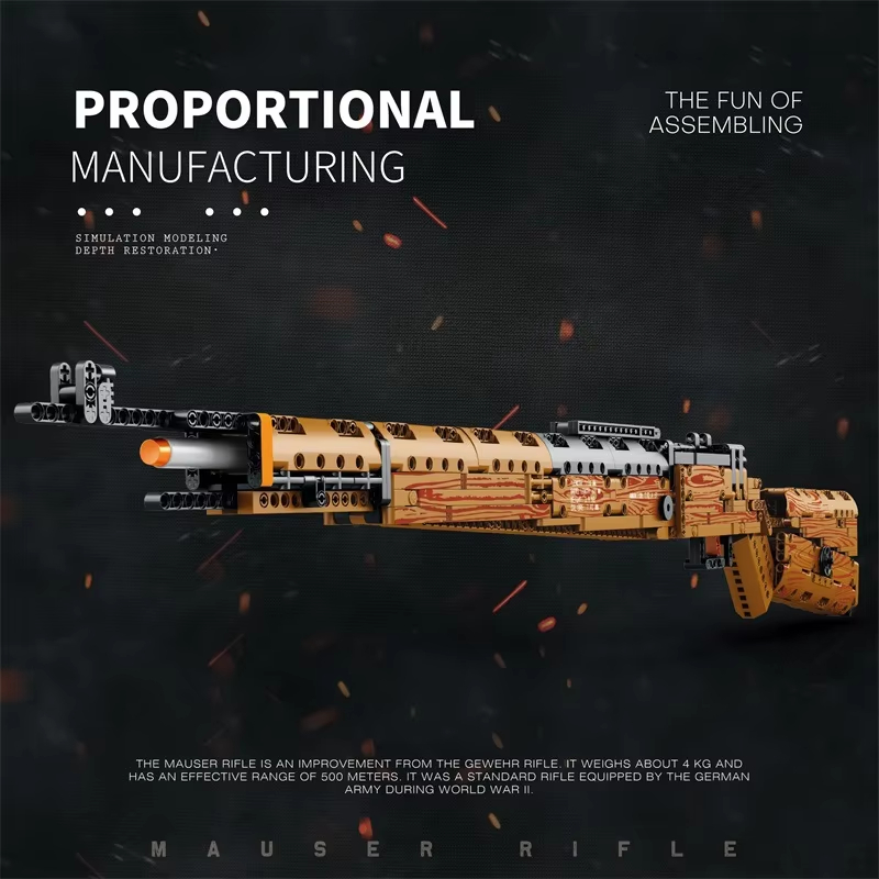 MOC Tactical Rifle Building Bl - Model Kit Gunpla review and price
