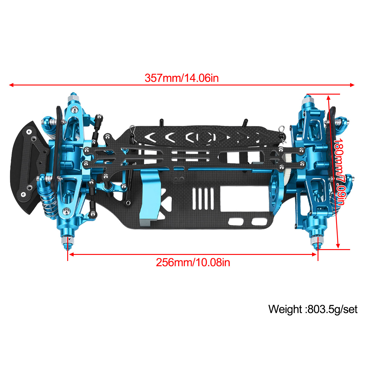 Aluminum & Carbon Fiber Frame  - Model Kit Helicopter review and price