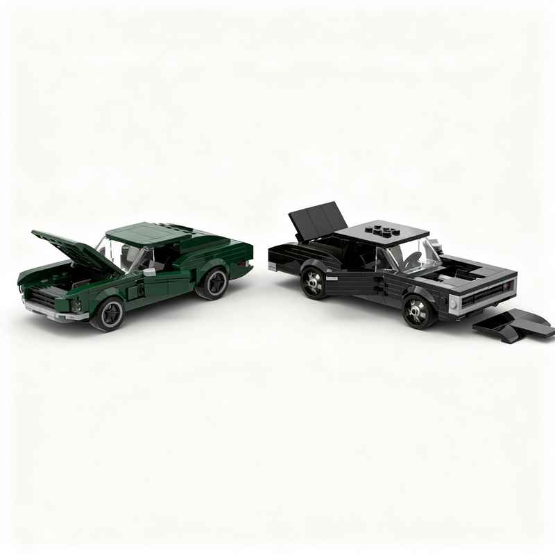 583PCS MOC City Champions Supe - Model Kit Mustang review and price