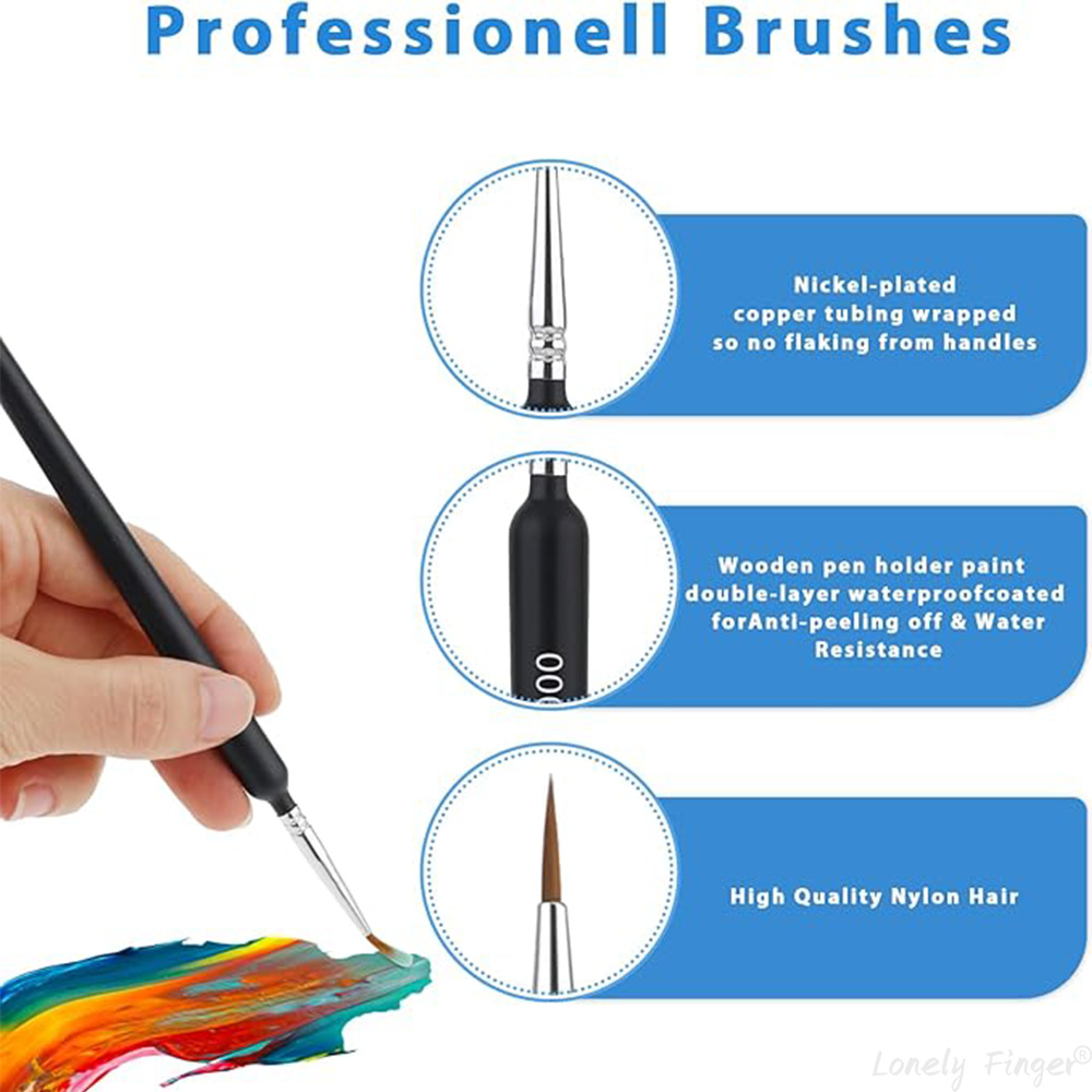 5/11Pcs Paint Brushes Set, Art - Model Kit Acrylic Paint review and price