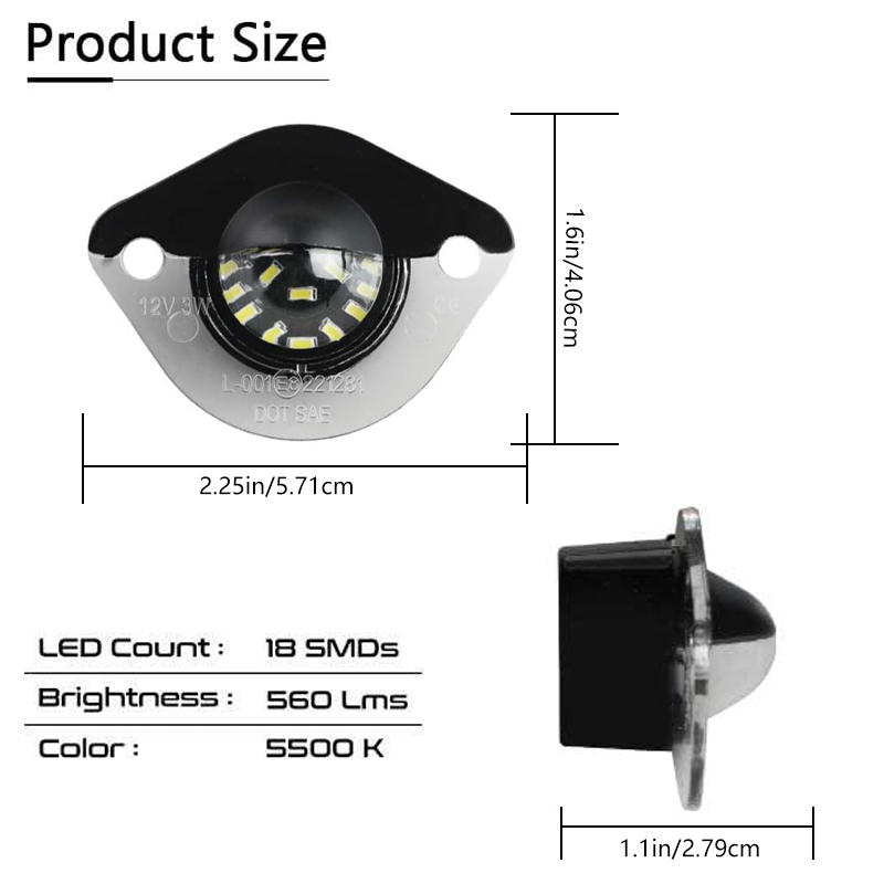 LED License Plate Light For Fo - Model Kit Mustang review and price