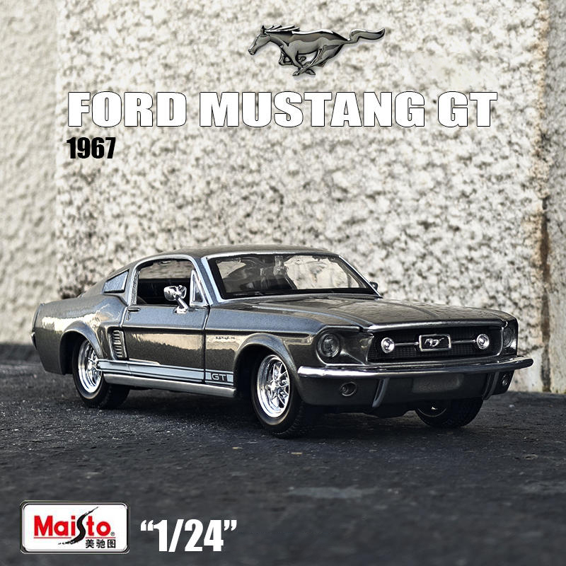 Maisto 1:24 1967 Ford Mustang  - Model Kit Mustang review and price