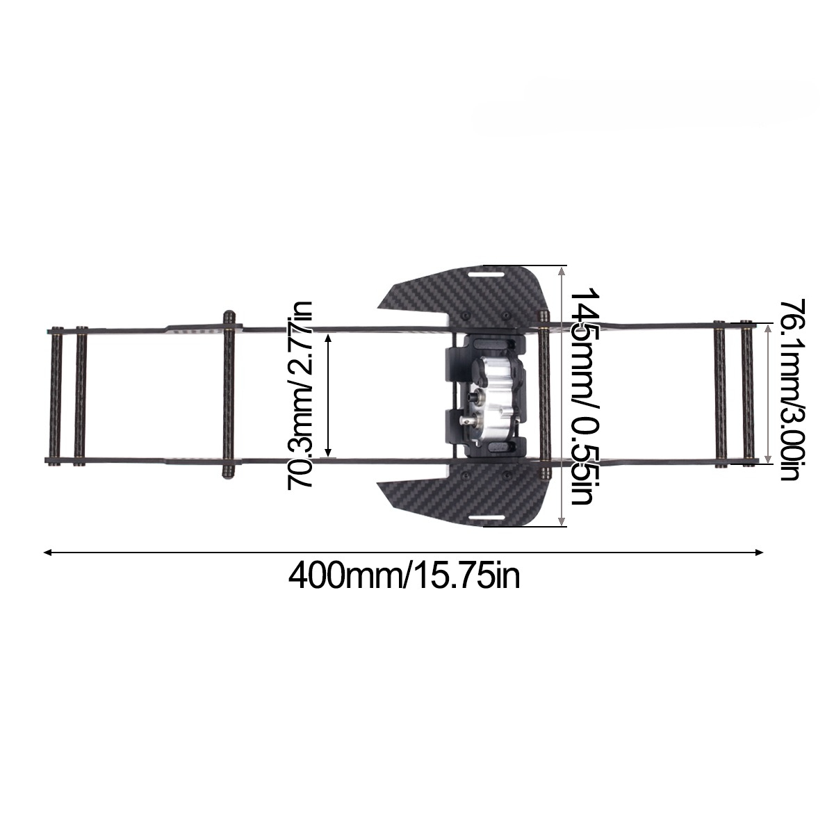 LCG Chassis Kit for 1/10 RC Cr - Model Kit Helicopter review and price