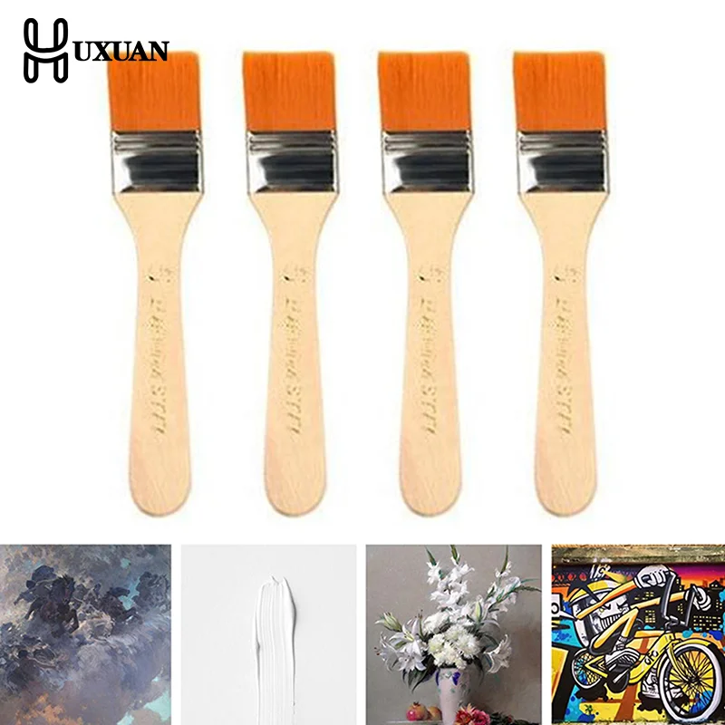 4Pcs/Set Hair Painting Brush A - Model Kit Acrylic Paint review and price