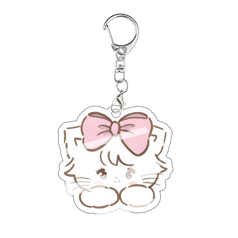 Mikko Kawaii Acrylic Keychain  - Model Kit Girl review and price